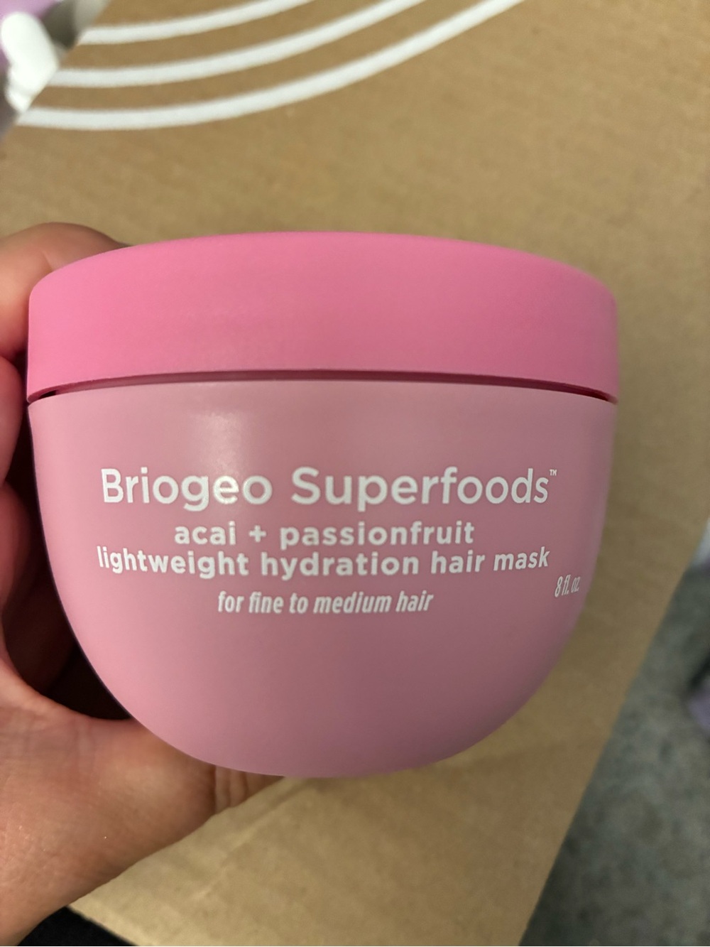 Briogeo Superfood Acai + Passionfruit Hydrating Hair Mask for Fine Hair 8oz